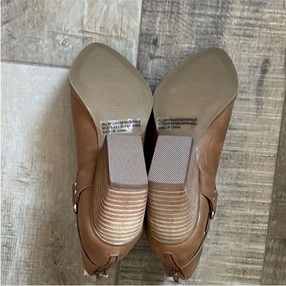 Dolce Vita Brown Ankle Boots size 6 Pointed Toe Western Cowboy Bootie - Picture 4 of 9